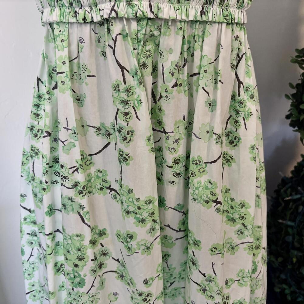 J. Crew Re-imagined Pleated Floral Cotton Maxi Dress 12 - Picture 5 of 9